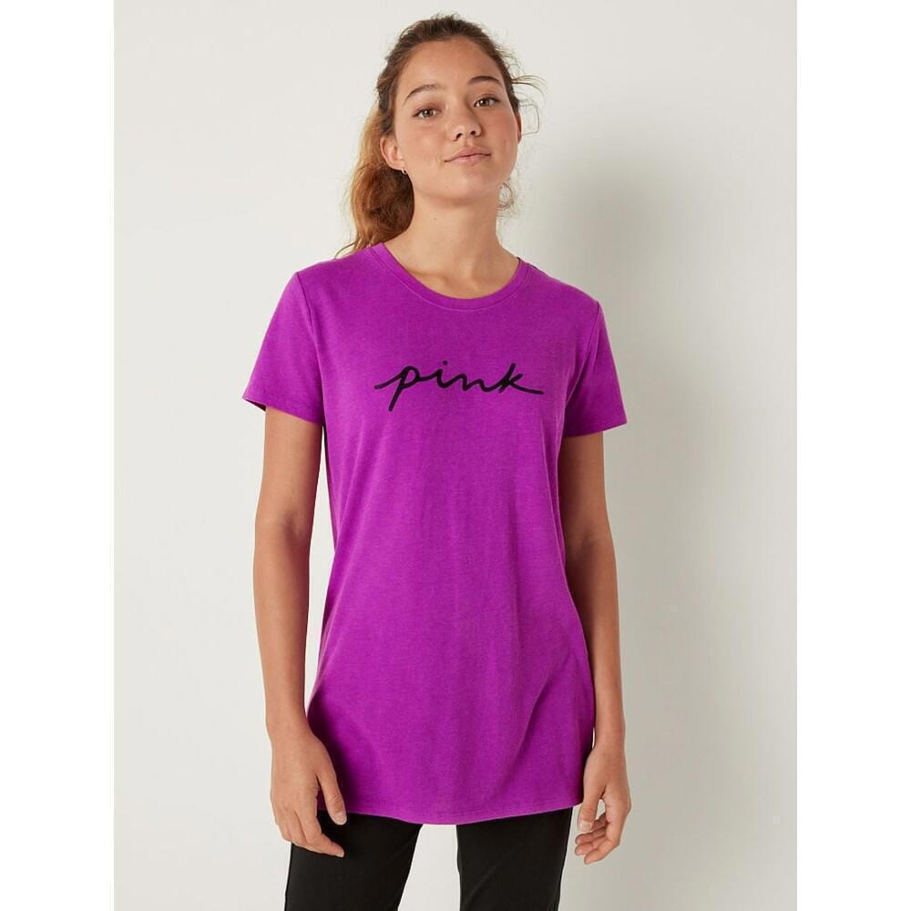 PINK Knit Short Sleeve Perfect T-Shirt